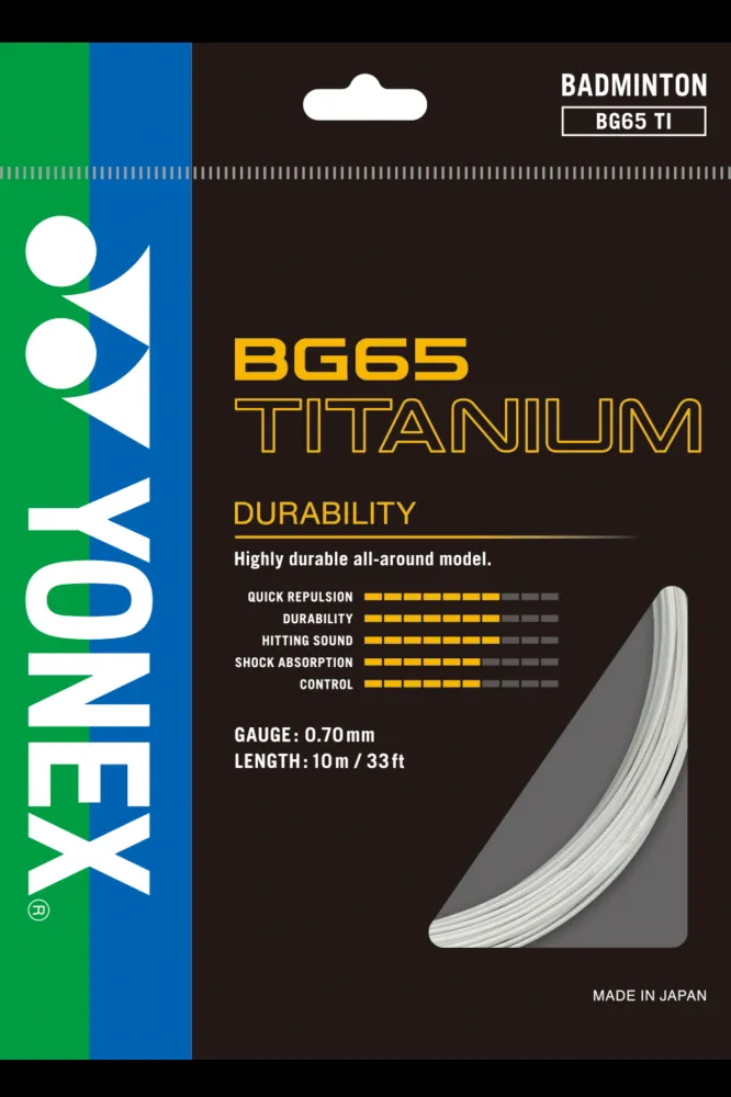 Yonex Strings-Bg65 Titanium
